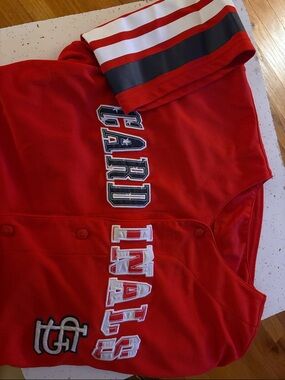 Cardinals Red Button-Up Jersey